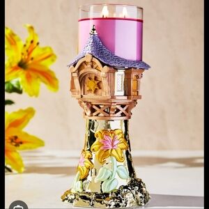 Bath & Body Works Disney Princess Rapuzel Candle Holder with 3 Wick Candle